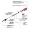 Milwaukee M18 FUEL 10 Inch Pole Saw Kit with QUIK-LOK Attachment Capability